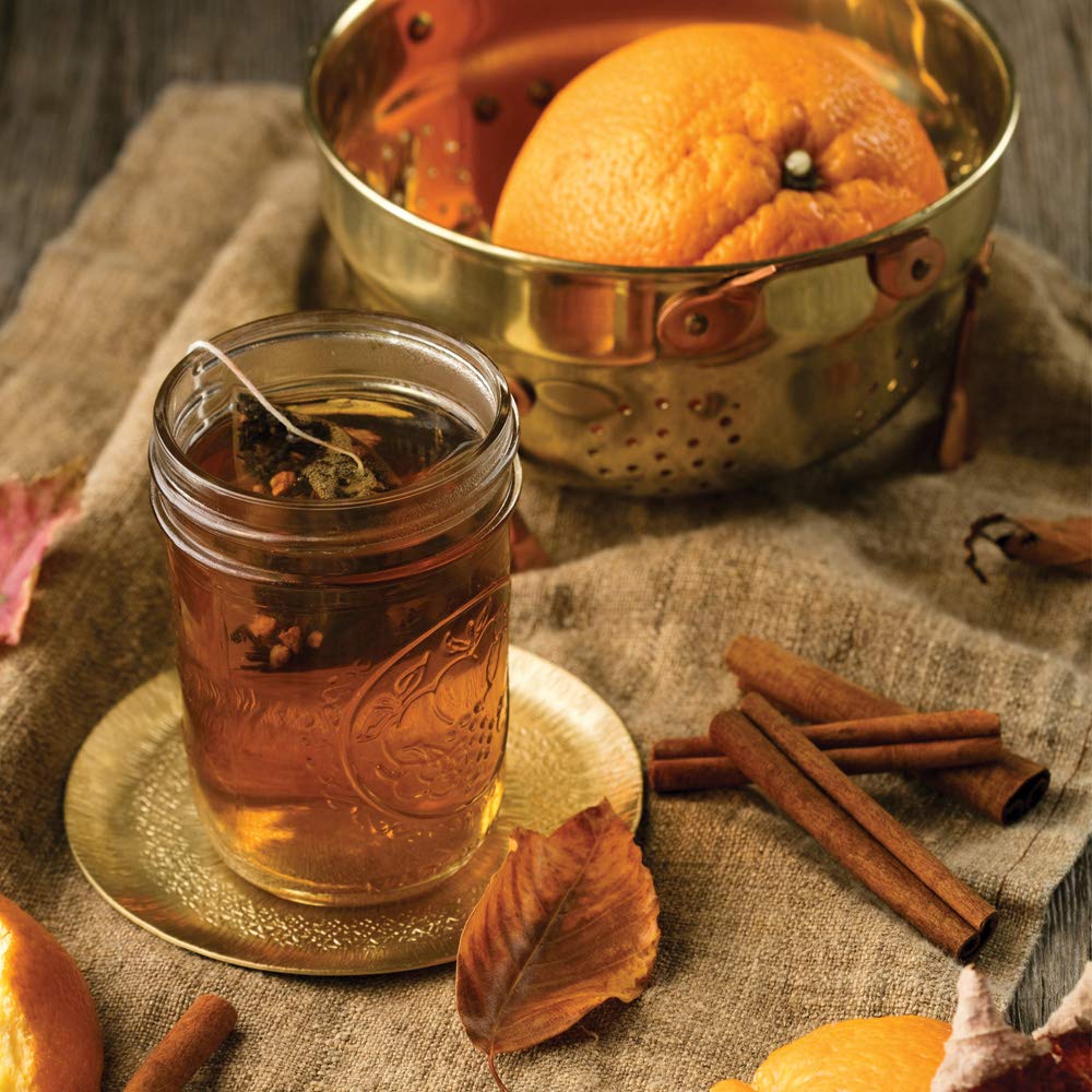 Harney & Sons Hot Cinnamon Spice Tea Tin – Decorative Kitchen Pantry Accent for Cozy Home Aesthetic