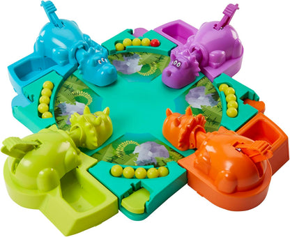 Hasbro Dino Hippos Board Game – Holiday and Birthday Present for Dinosaur-Obsessed Children