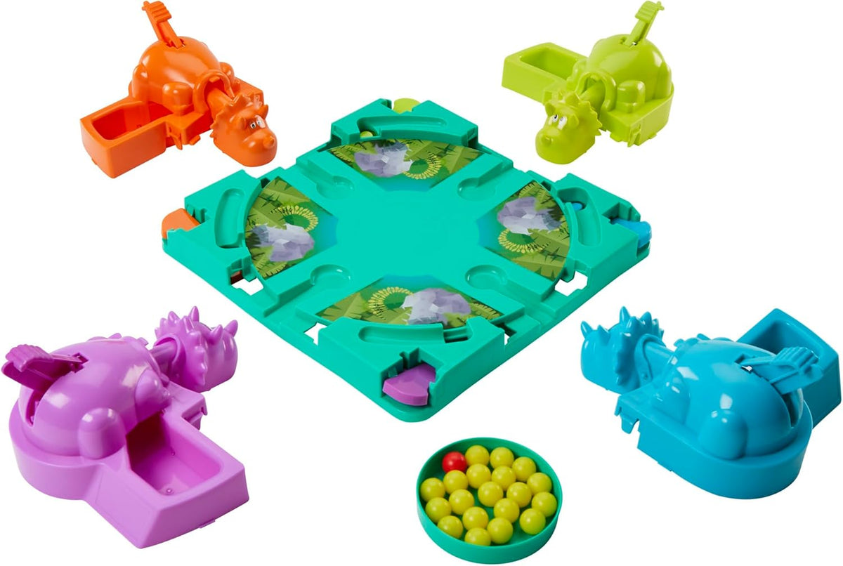Hasbro Dino Hippos Board Game – Holiday and Birthday Present for Dinosaur-Obsessed Children
