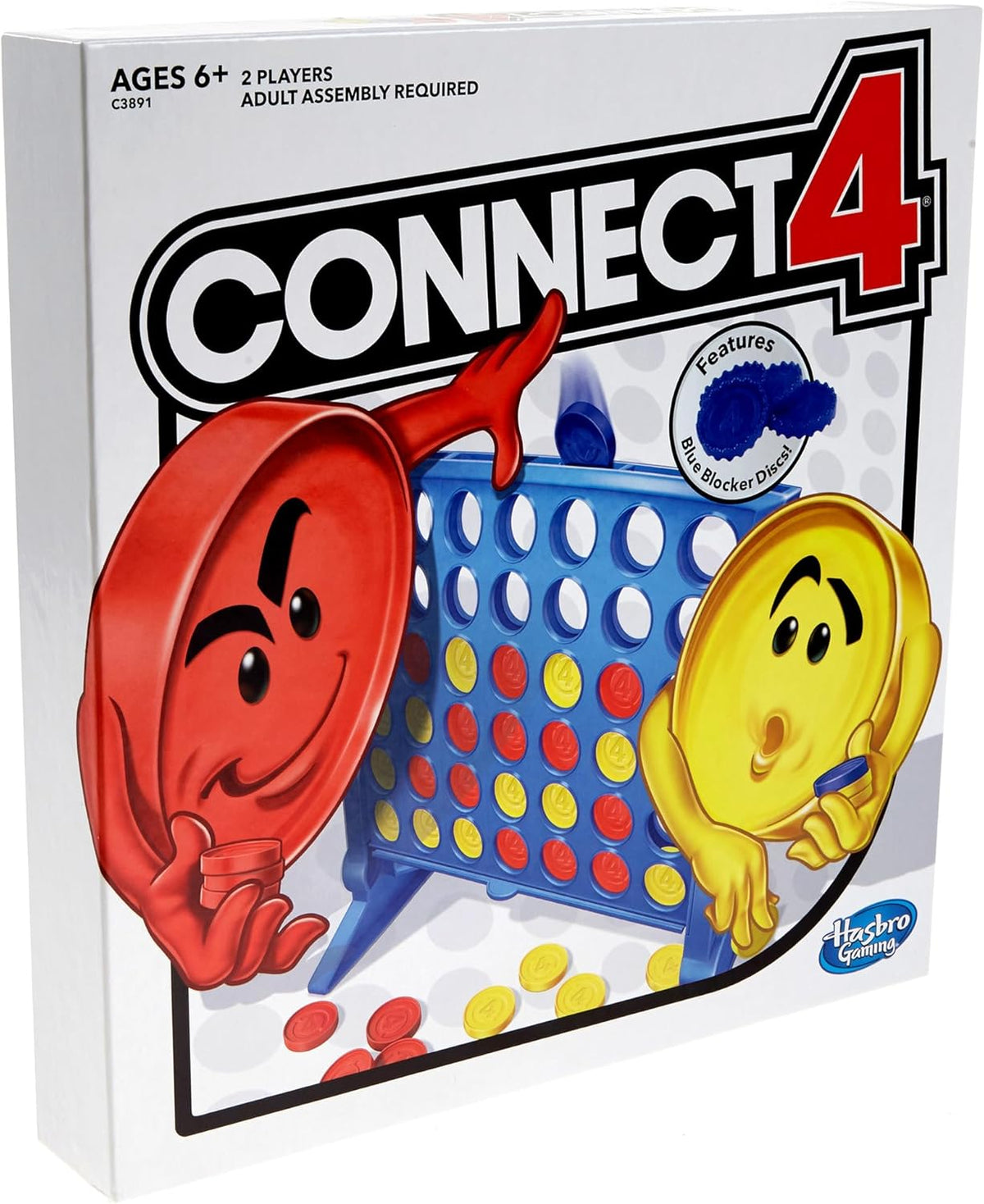 Hasbro Gaming Connect 4 Strategy Game, Affordable Birthday Gift for Kids and Nostalgic Adults