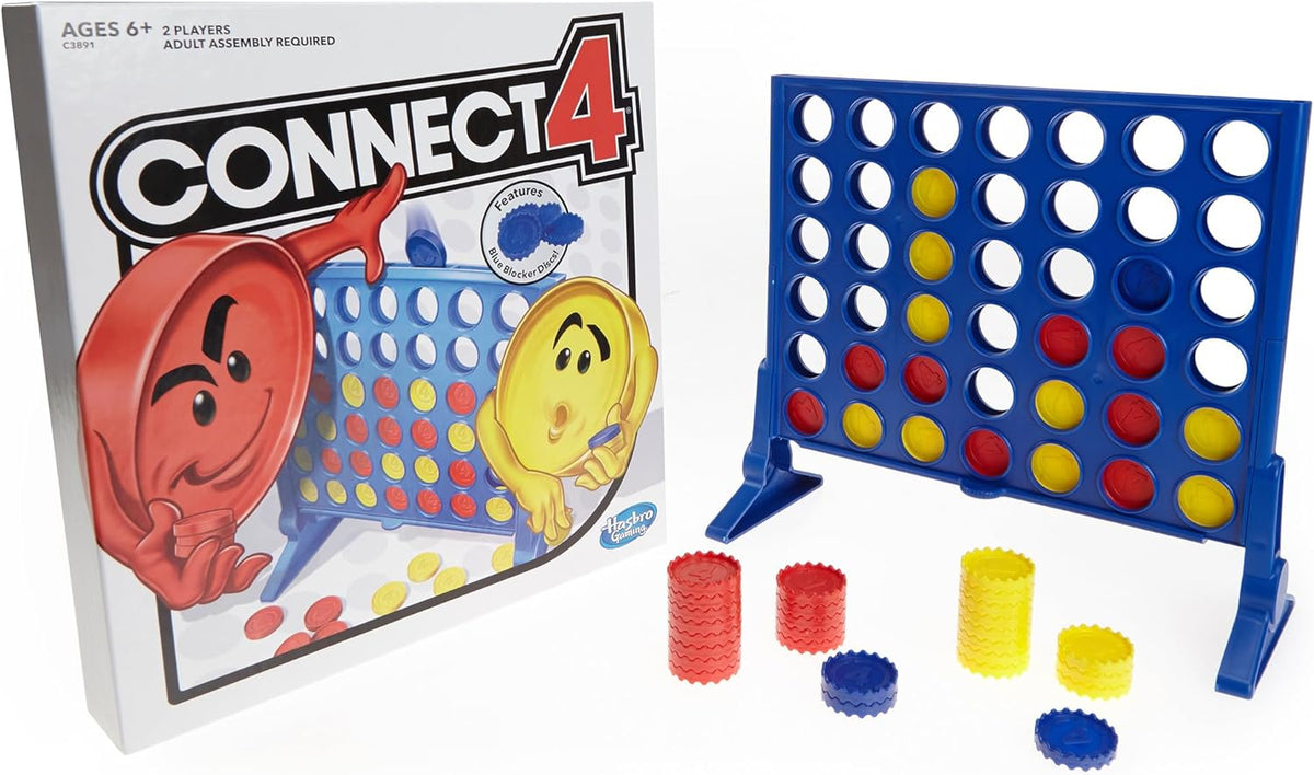Hasbro Gaming Connect 4 Strategy Game, Affordable Birthday Gift for Kids and Nostalgic Adults