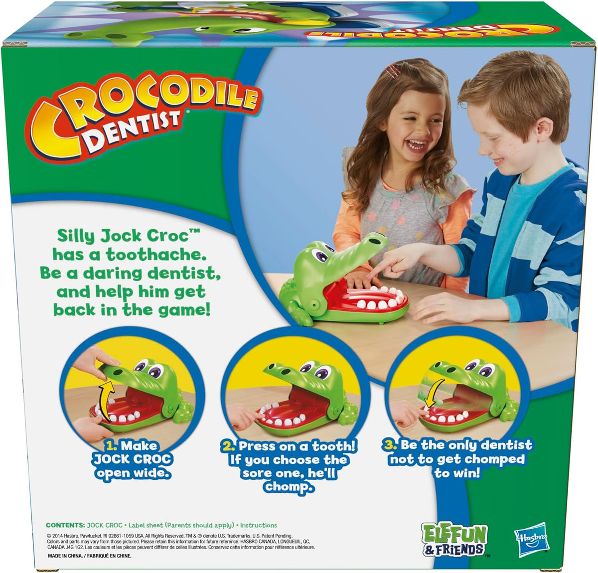 Hasbro Gaming Crocodile Dentist Board Game – Therapeutic Pretend Play for Easing Fear of the Dentist