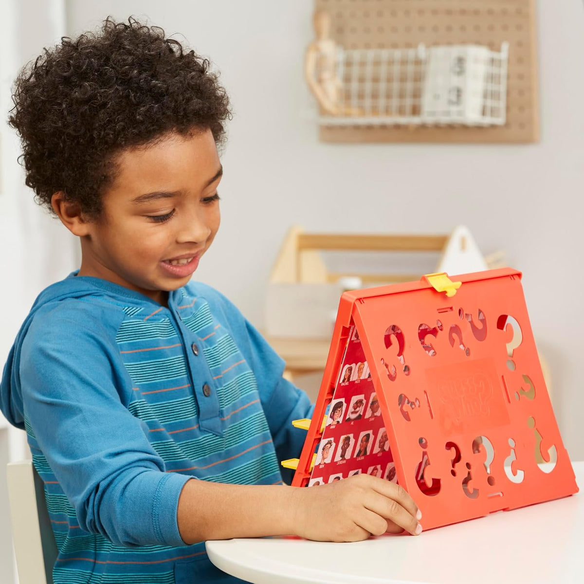 Hasbro Gaming Guess Who? Original – Ready-to-Gift Guessing Game for Boys and Girls, Fold-Up Travel Case Included
