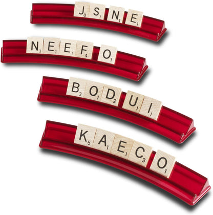 Hasbro Gaming Scrabble Deluxe Edition – Thoughtful Housewarming Gift for Adults, Wooden Tiles and Curved Racks
