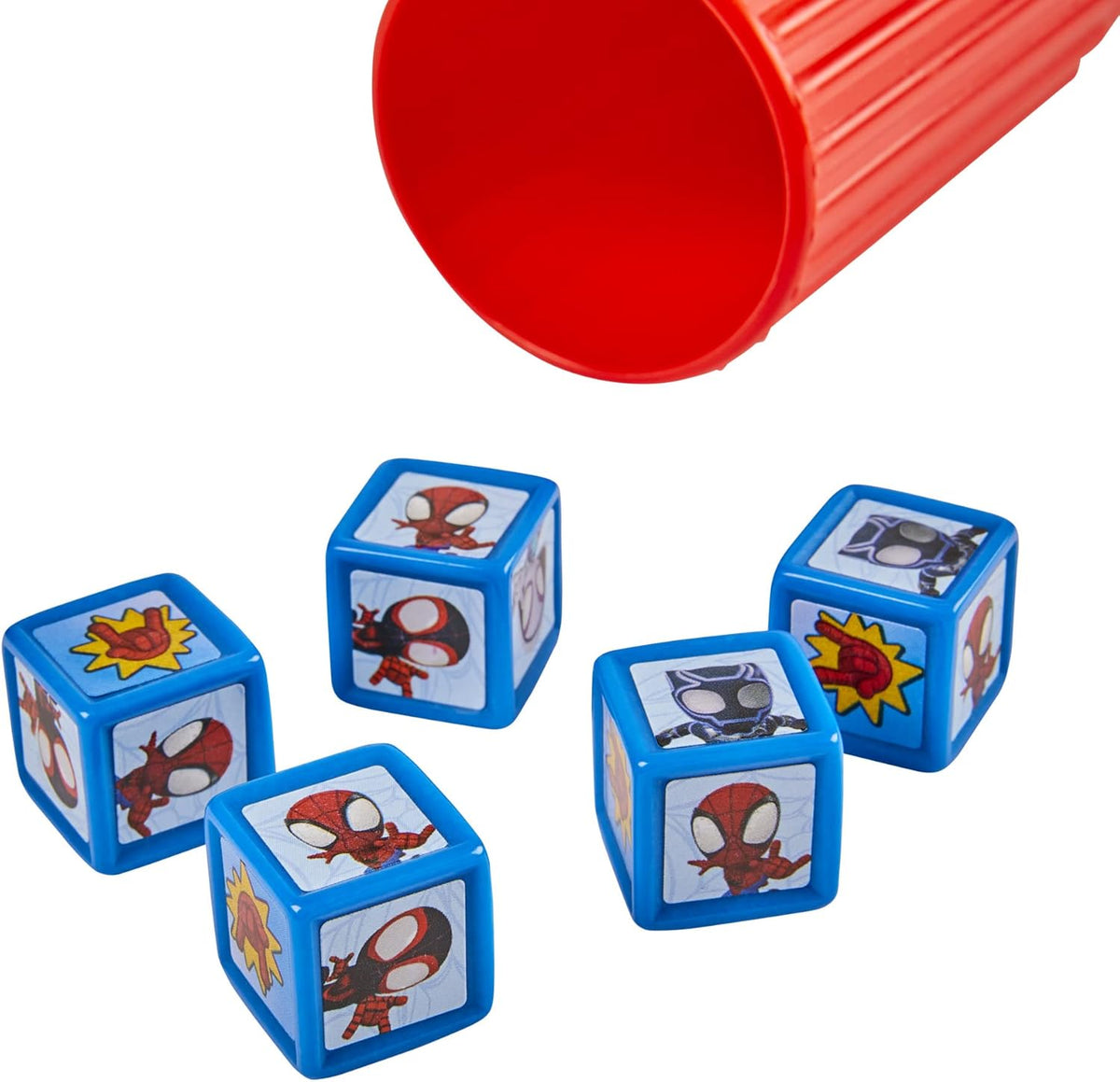 Hasbro Gaming Spidey and His Amazing Friends Yahtzee Jr. Marvel Edition Board Game – Birthday Gift for Spidey and Marvel Fans Turning 4+