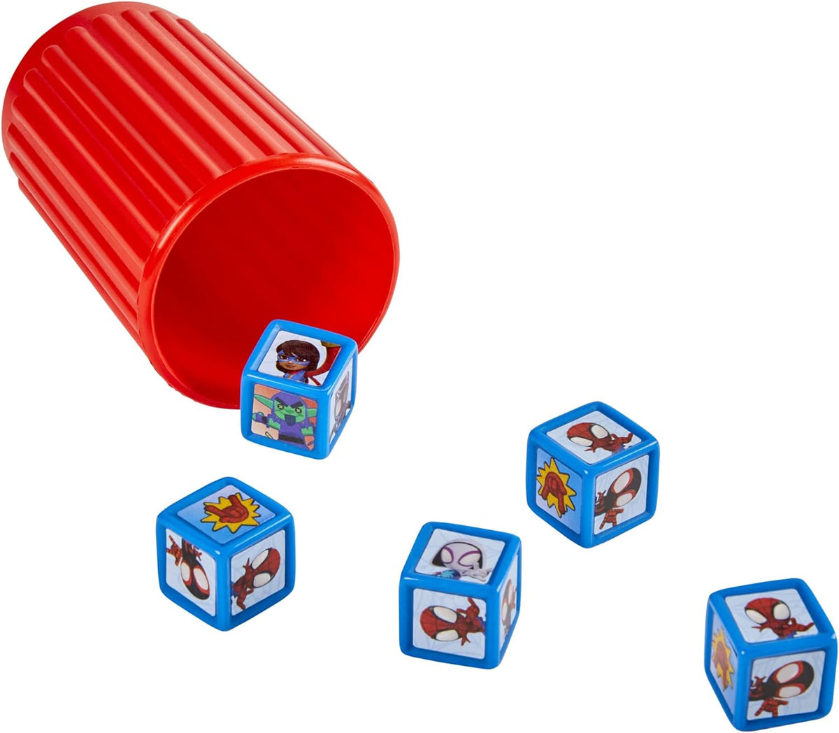 Hasbro Gaming Spidey and His Amazing Friends Yahtzee Jr. Marvel Edition Board Game – Birthday Gift for Spidey and Marvel Fans Turning 4+
