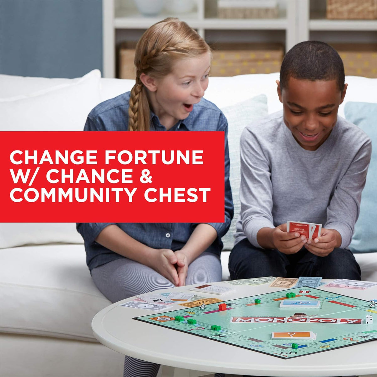 Hasbro Monopoly Token Vote Edition – Educational Game for Building Negotiation Skills at the Kitchen Table