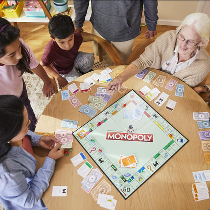 Hasbro Monopoly Token Vote Edition – Educational Game for Building Negotiation Skills at the Kitchen Table