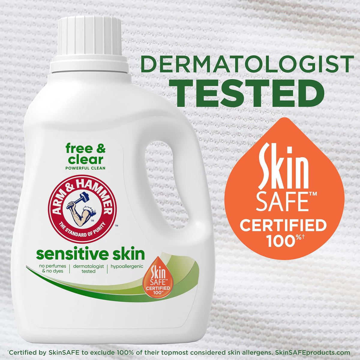 he-compatible low-sudsing formula effective in all wash temperatures including cold water