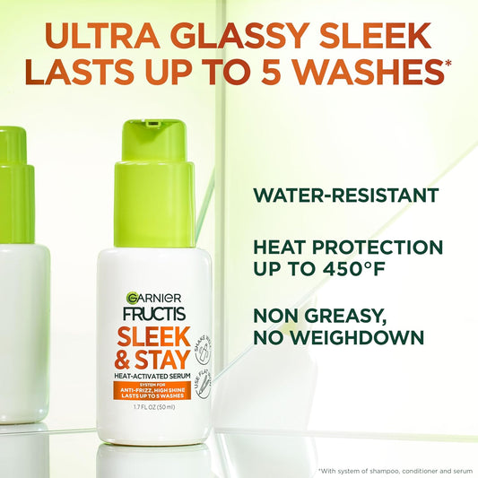 heat protection rated up to 450°f for flat iron and blow dryer use