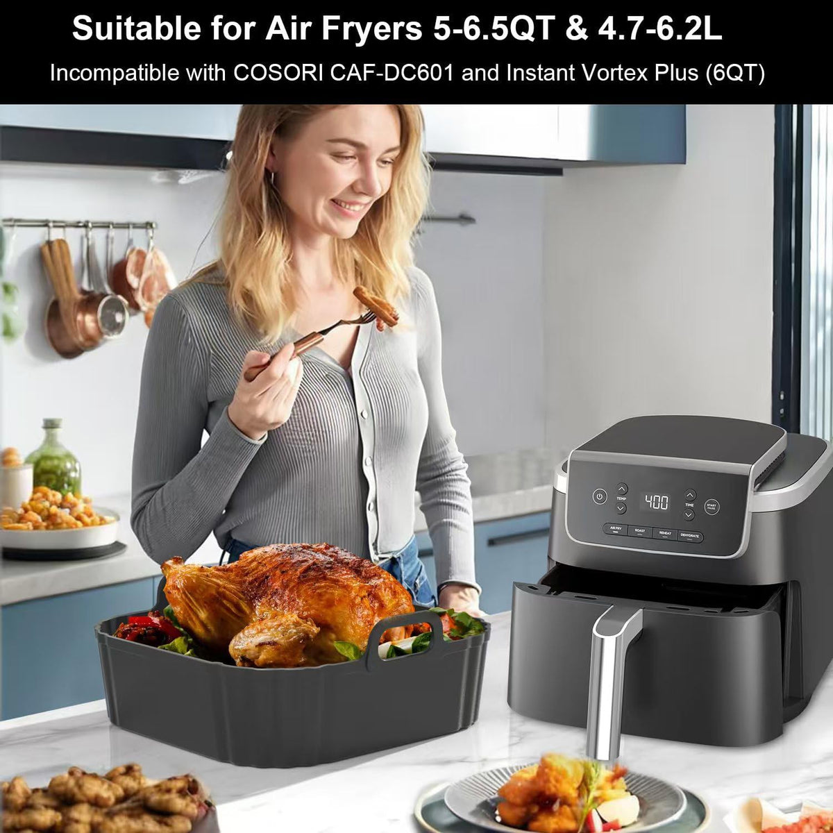 heat resistance up to 450°f with bpa-free, non-toxic, smoke-free silicone construction