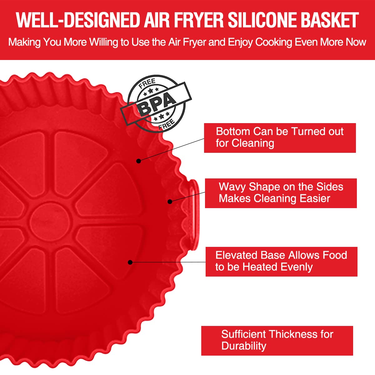 heat resistance up to 450°f without burning or warping