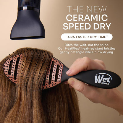 heatflex heat-resistant soft bristles that resist deformation up to blow-dry temperatures