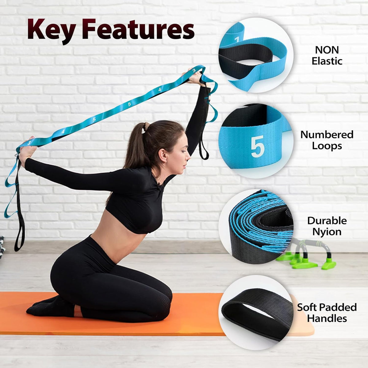 heavy-duty non-elastic premium nylon woven construction