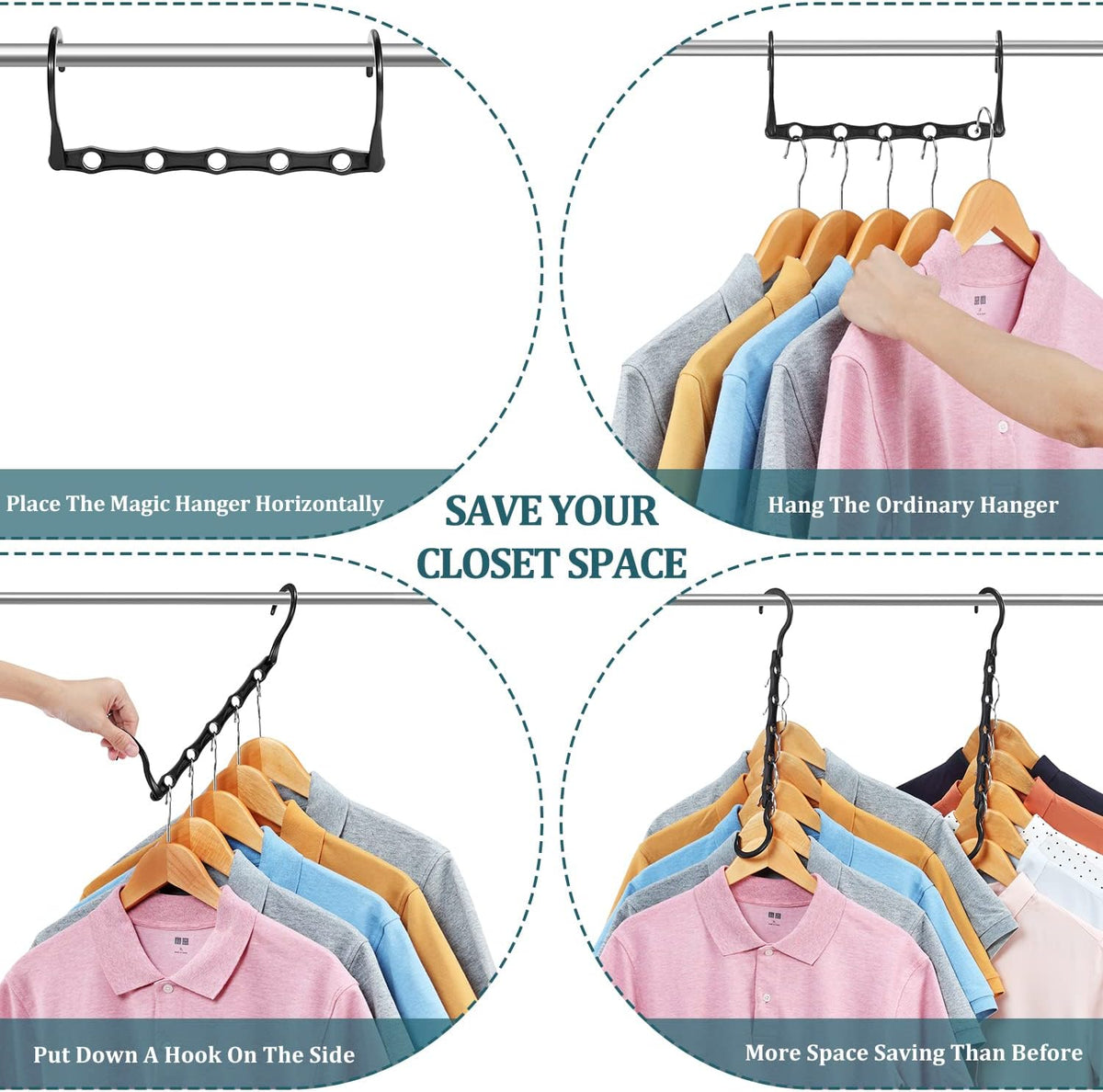 heavy-duty plastic construction with reinforced hook bearing capacity (up to 20 lbs max weight)