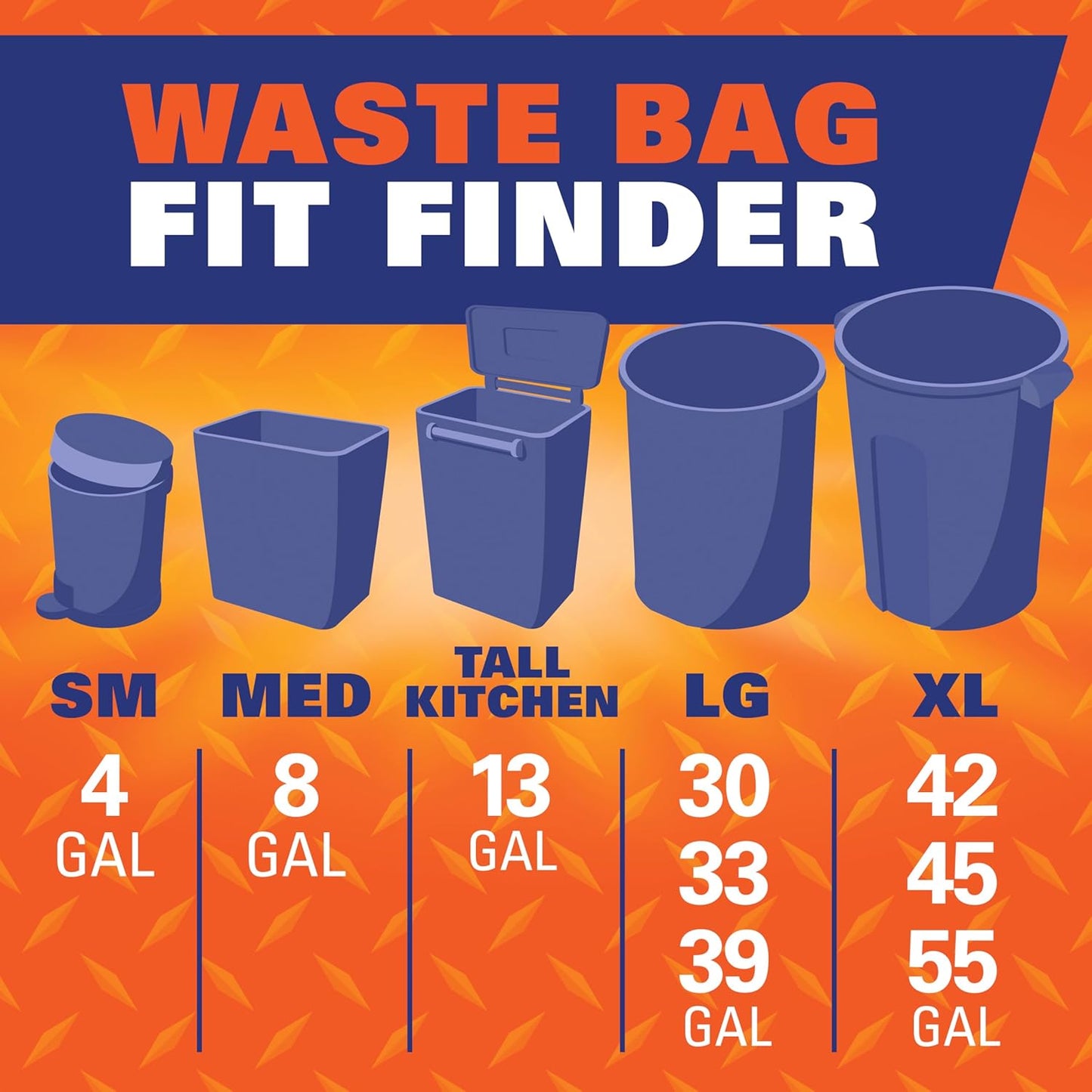 Hefty Easy Flaps Trash Bags 30 Gallon – Durable Yard Waste Bags for Patio and Camping Cleanup