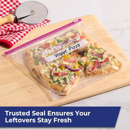 Hefty Slider Gallon Storage Bags – Kid Snack Station Storage for School Lunches and Grab-and-Go Treats