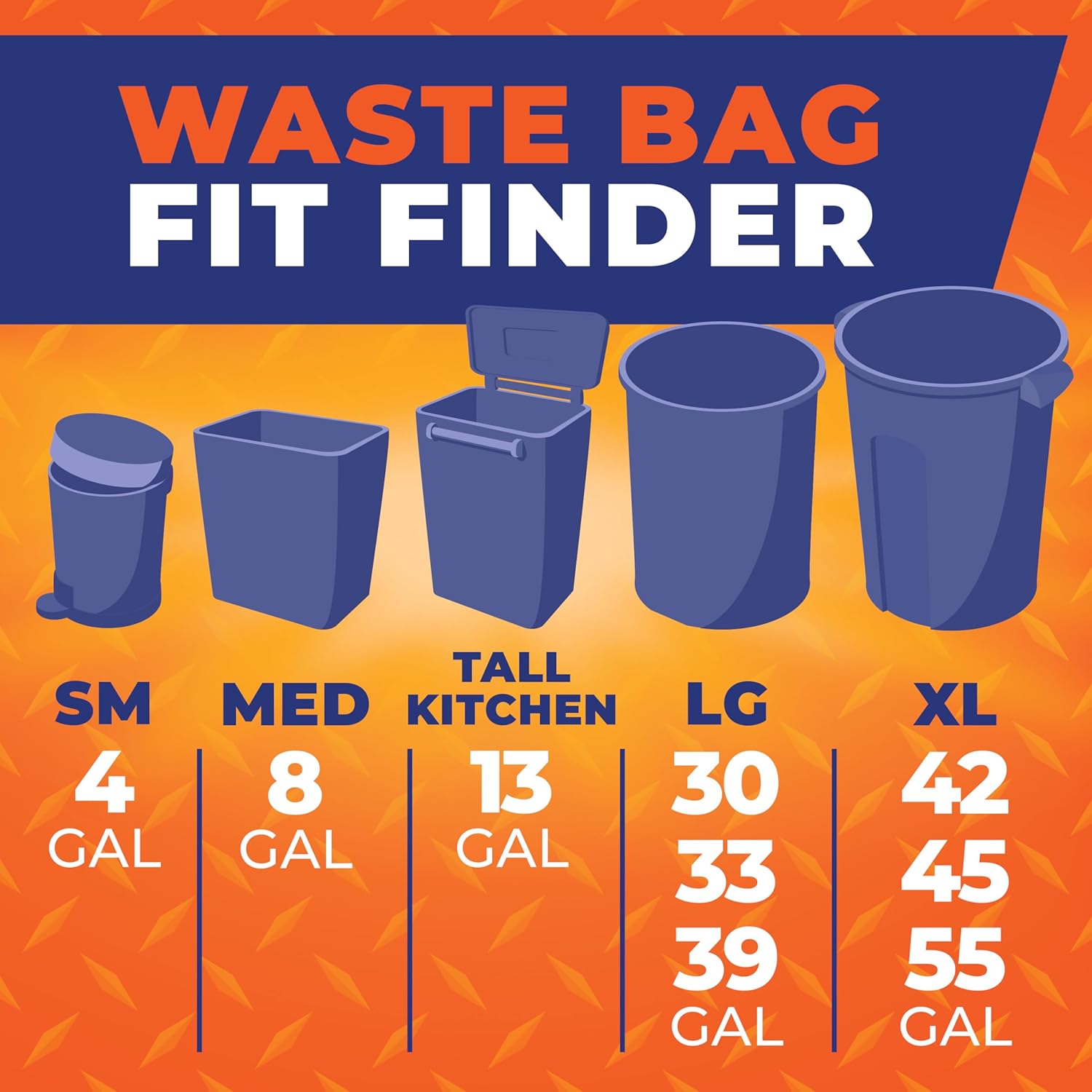 Hefty Steelsak Heavy Duty Trash Bags – Puncture Proof Waste Containment for Sharp Debris, 39 Gallon