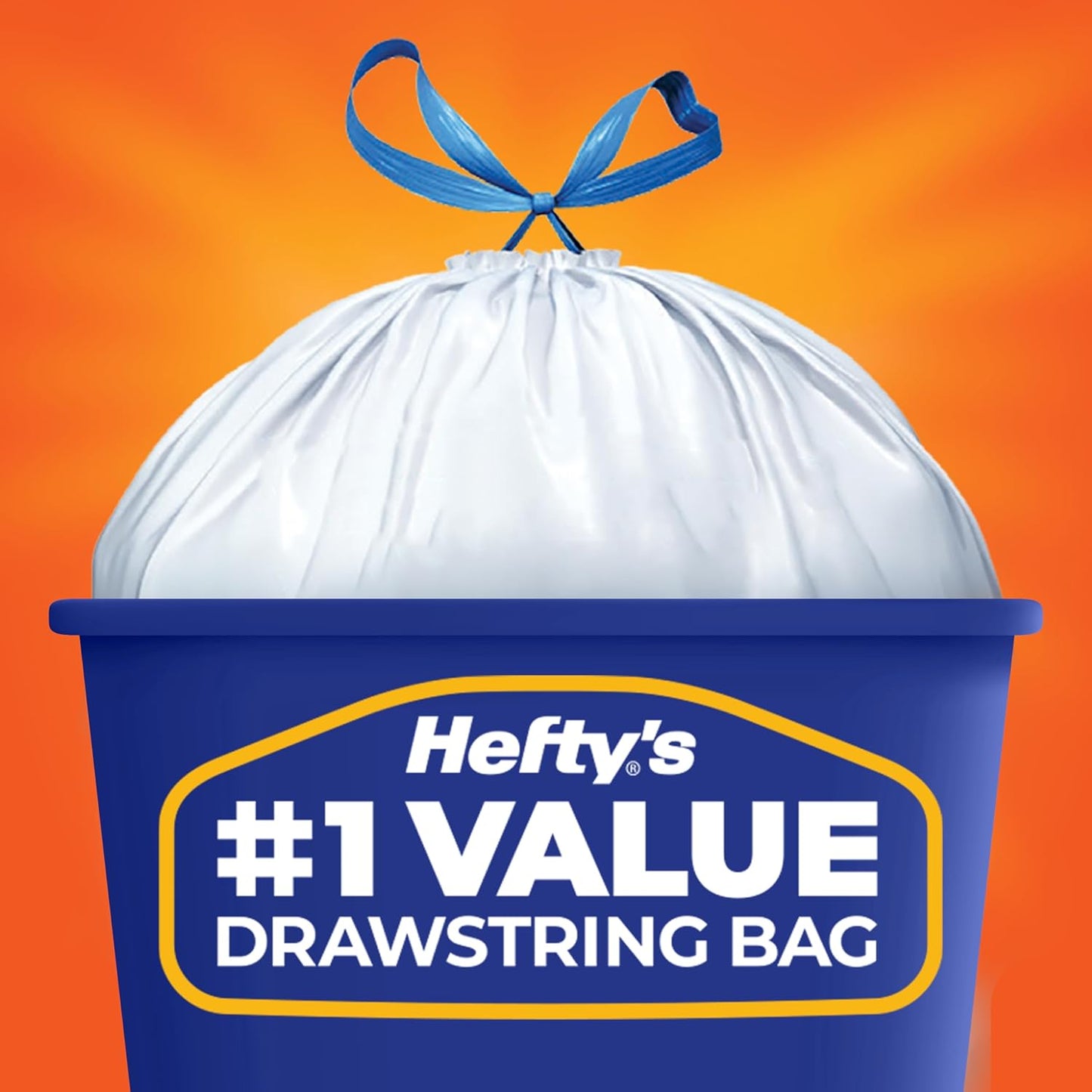Hefty Strong 13 Gallon Trash Bags – Family Friendly Waste Bags for Kitchens with Toddlers, 120 Count