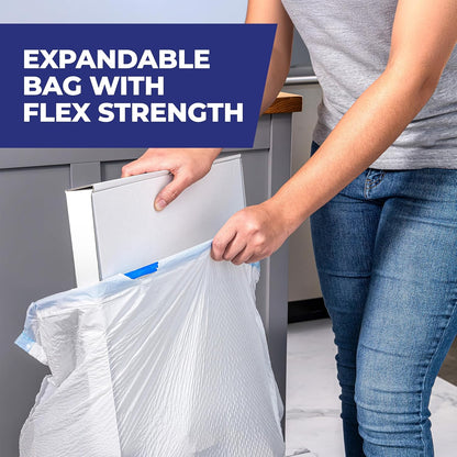 Hefty Ultra Strong Signature Scents Lavender Vanilla Bliss Trash Bags – Calming 13 Gallon Kitchen Waste Solution for Mindful Homes