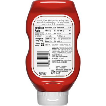 Heinz Simply Ketchup – Clean-Label Pantry Staple for Intentional Meal Prep