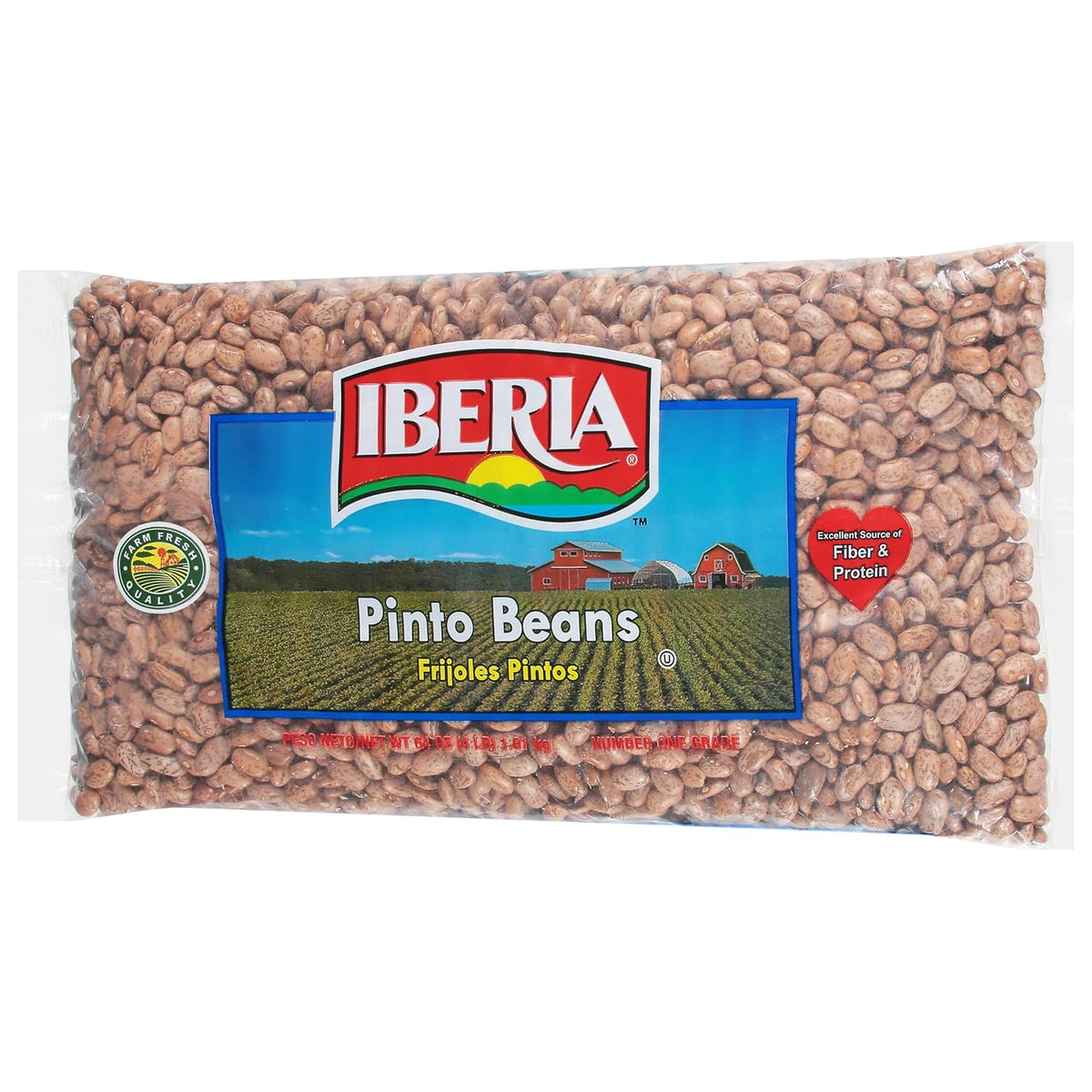 high protein and fiber content per serving