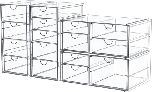high-quality clear acrylic construction with shatterproof plastic
