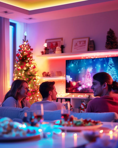 HitLights Pre-Cut LED Tape – Affordable Housewarming Gift for First Apartment, 4ft RGB Color Changing Kit