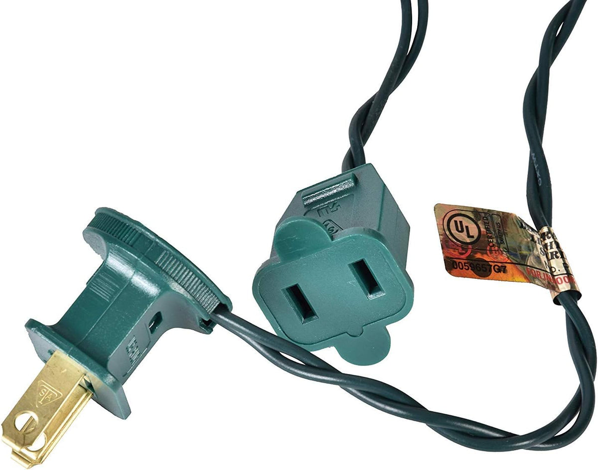 Holiday Essence Fire-Safe Cool White LED Lights for Family Homes, Cool-to-Touch Bulbs with UL Certification, 26.9 Ft