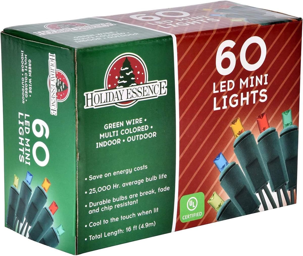 Holiday Essence Flameless Mini LED Lights – Worry Free Christmas Decor Around Kids, Pets, and Sleeping Areas