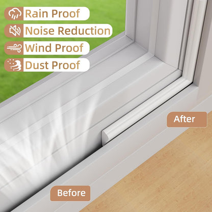 Holikin Wedge Weather Stripping Door Seal – Home Office Window Gap Filler, Reducing Distractions and HVAC Noise for Focused Work