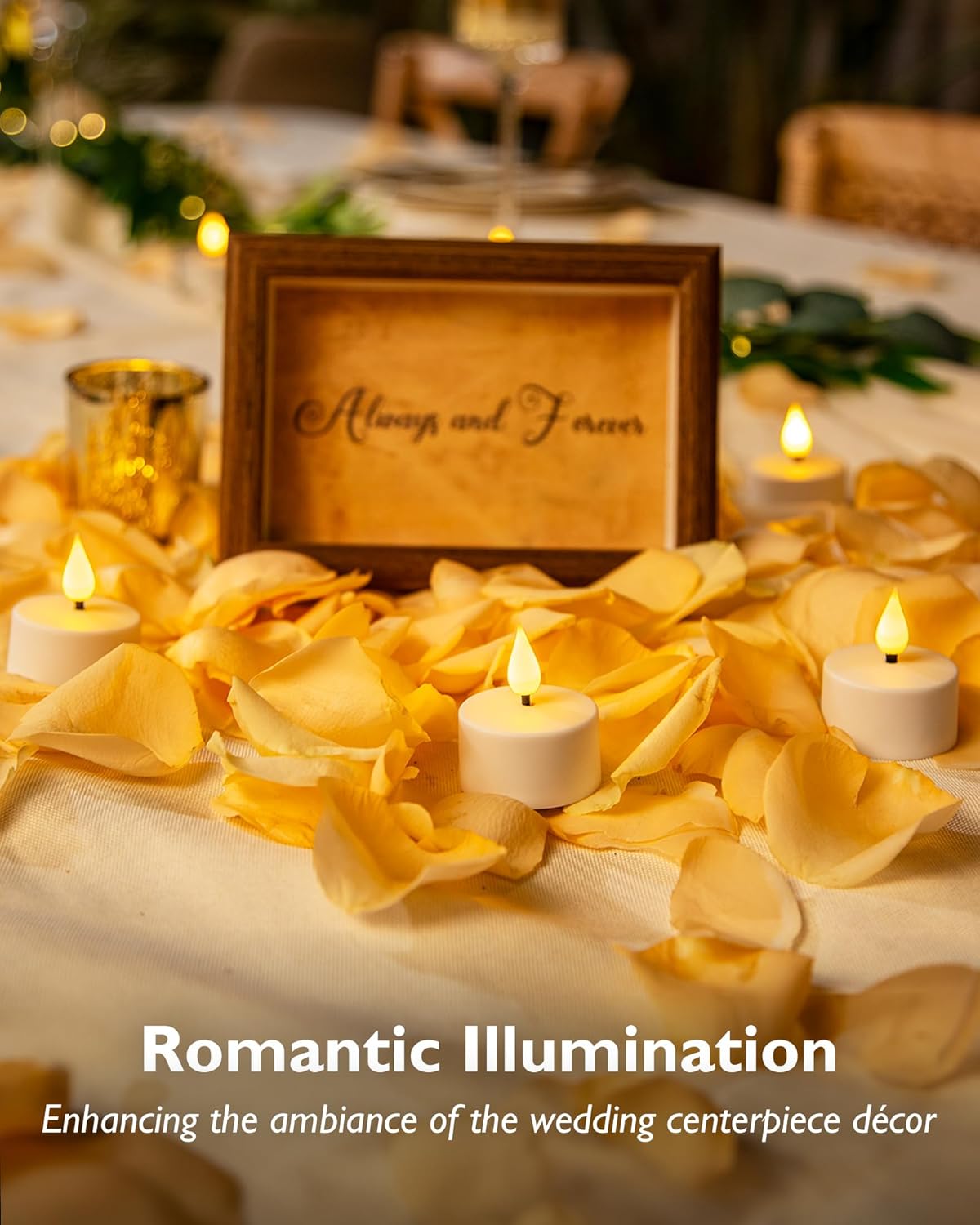 Homemory Flameless LED Tealights as Birthday Gift for Mom, Cozy Home Decor Set