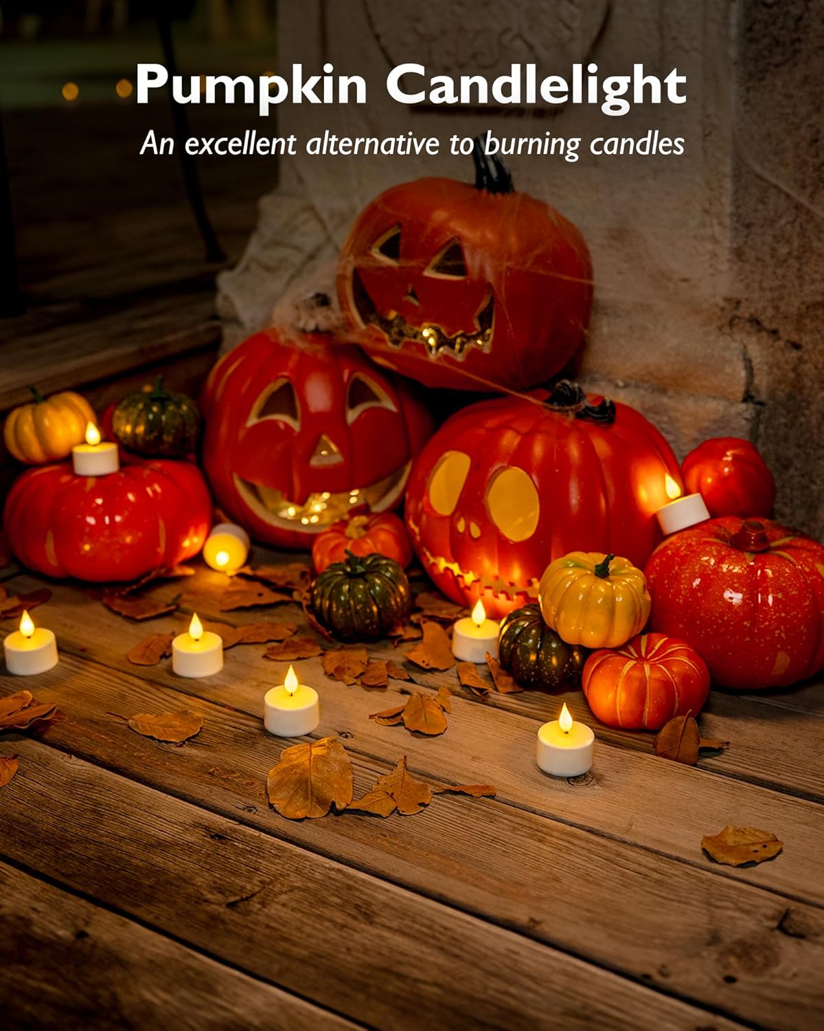 Homemory Flameless LED Tealights as Birthday Gift for Mom, Cozy Home Decor Set
