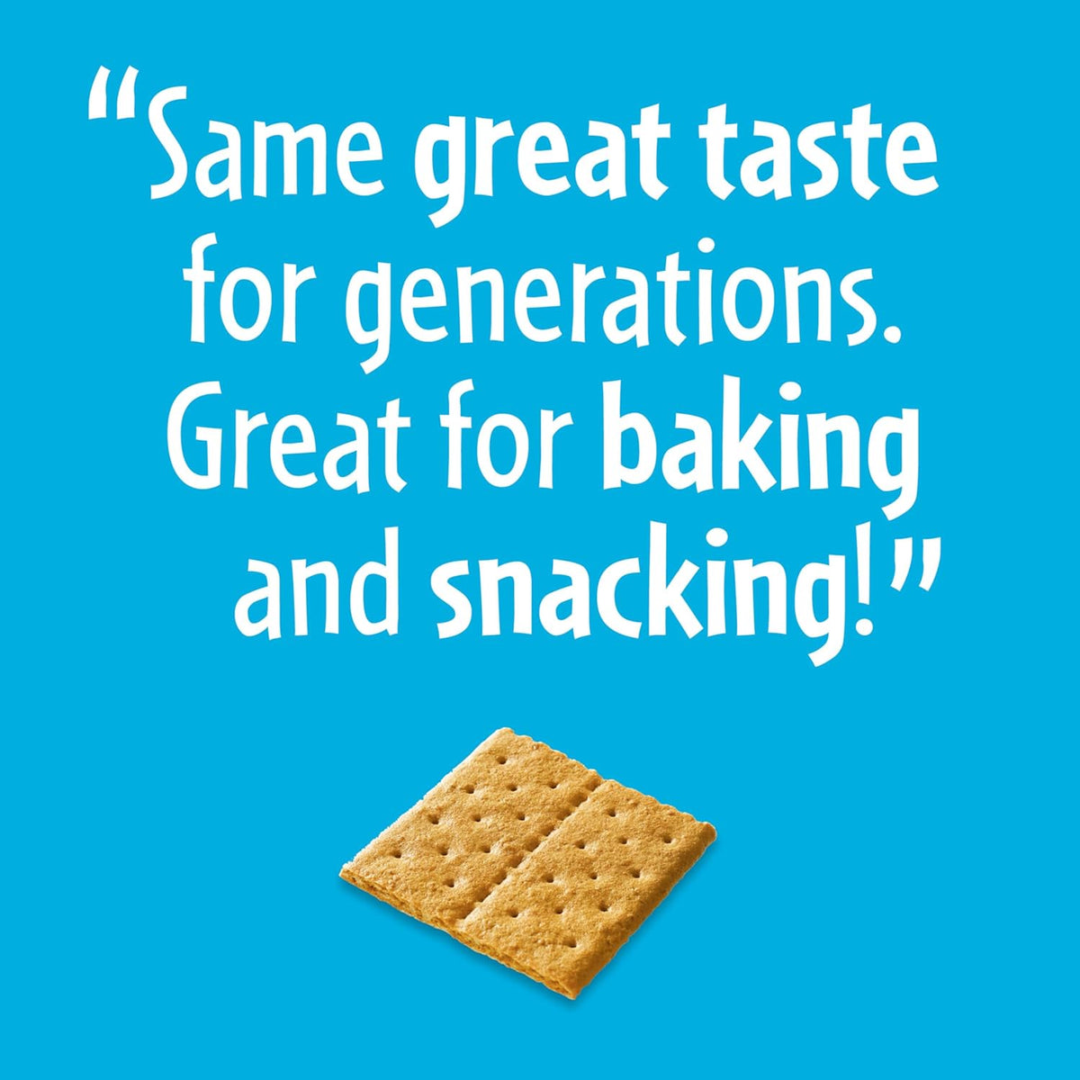 HONEY MAID Graham Crackers – Rooftop Cookout S'mores Squares, Portable Snack