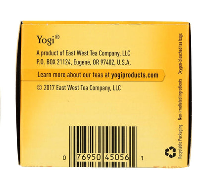 honeybush leaf, licorice root, peppermint, and natural honey-lemon flavoring