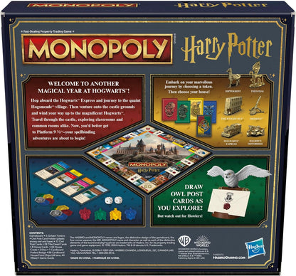house sorting system with 8 house cards and 44 house crests for the four hogwarts houses