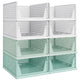 8 Pack L - White+green
