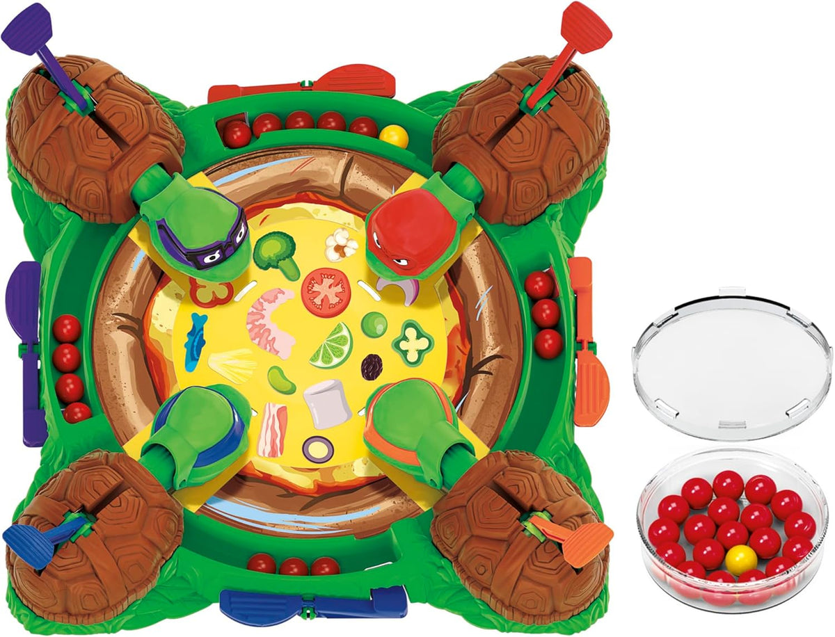 Hungry Hungry Hippos: Teenage Mutant Ninja Turtles Edition – Mindful 10-Minute Wind-Down Game for Bedtime Routine, Ages 4 and Up