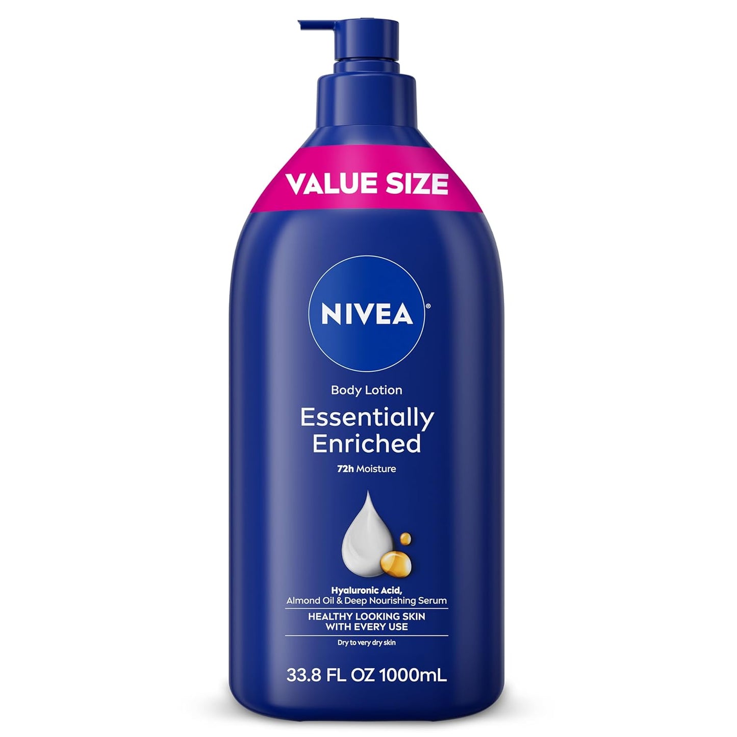 hyaluronic acid, almond oil, and deep nourishing serum blend for deep hydration