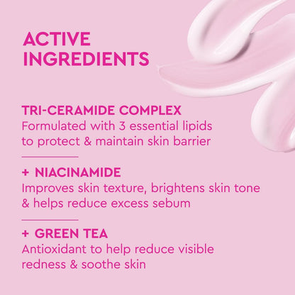 hybrid gel-cream texture that absorbs instantly with weightless hydration