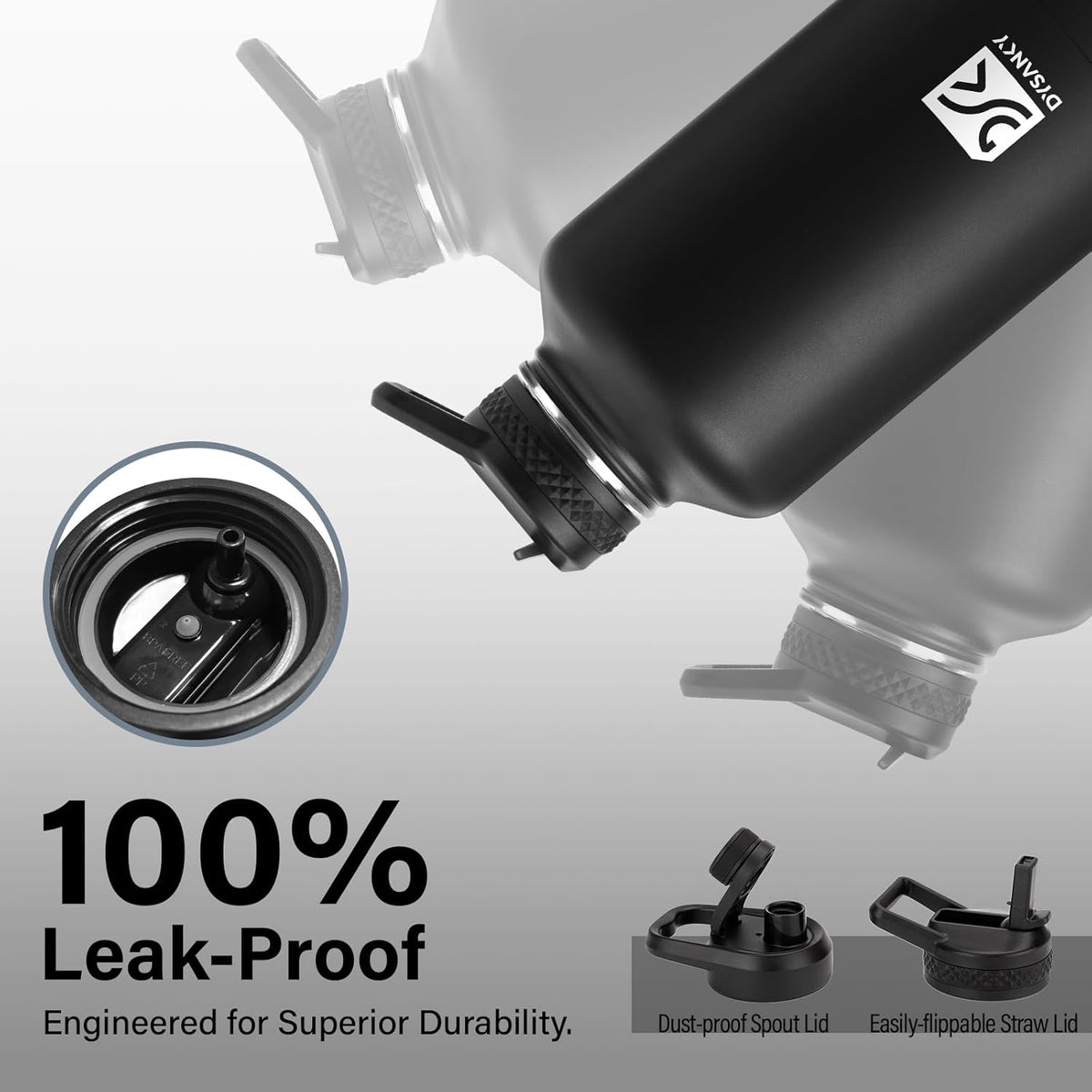 Hydration Hero 64oz Desk Water Bottle – All-Day Focus Hydration for Home Office and Conference Room with Straw Lid
