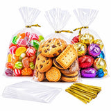 LOKQING Clear Treat Bags – Intentional Simplicity Packaging for Artisan Bakers, 8x11 Inch 100 Pack Clean Look