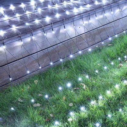 iBaycon 4ft x 6ft Minimalist Mesh Lights – Effortless One-Setting Holiday Glow with Memory Chip for Intentional Homes