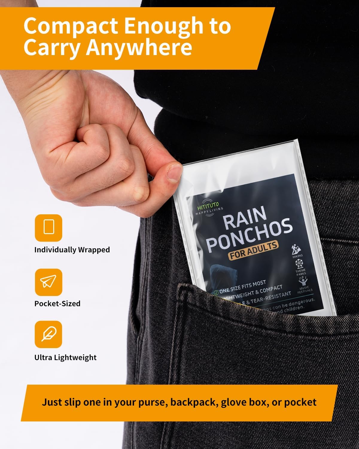 imported lightweight foldable design that compacts for storage in bags and glove boxes
