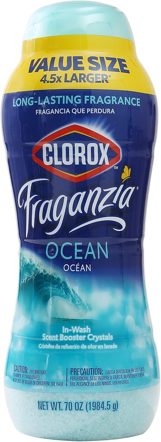 in-wash fragrance crystal beads that dissolve fully in standard and he washers