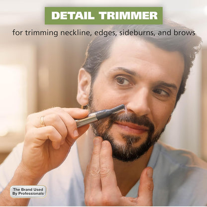 included eyebrow guide attachment for controlled shaping