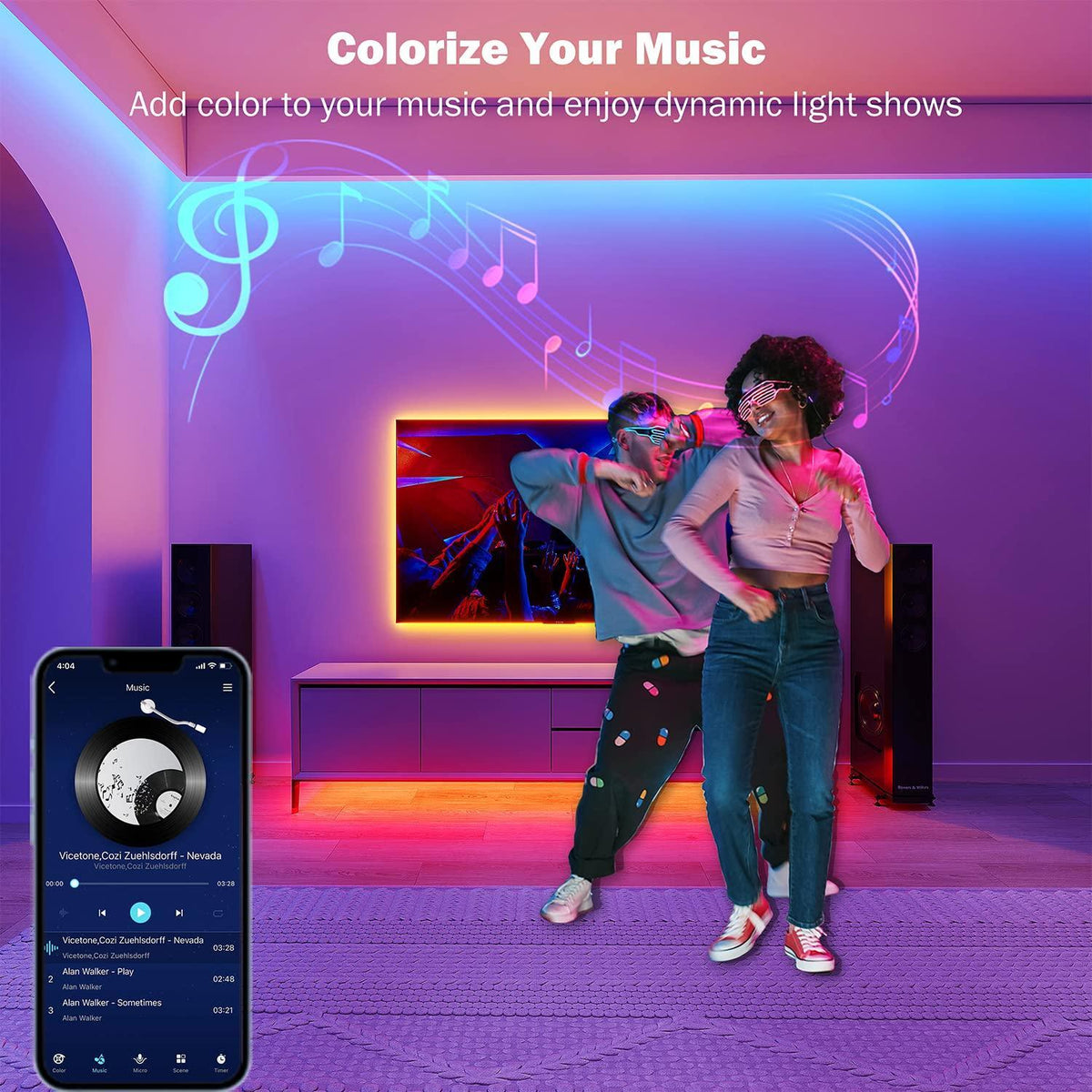 included ir remote for quick control without phone