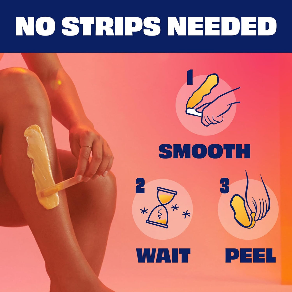 included kit components: 7.05 oz wax pot, spatula, and two post-waxing after-care wipes