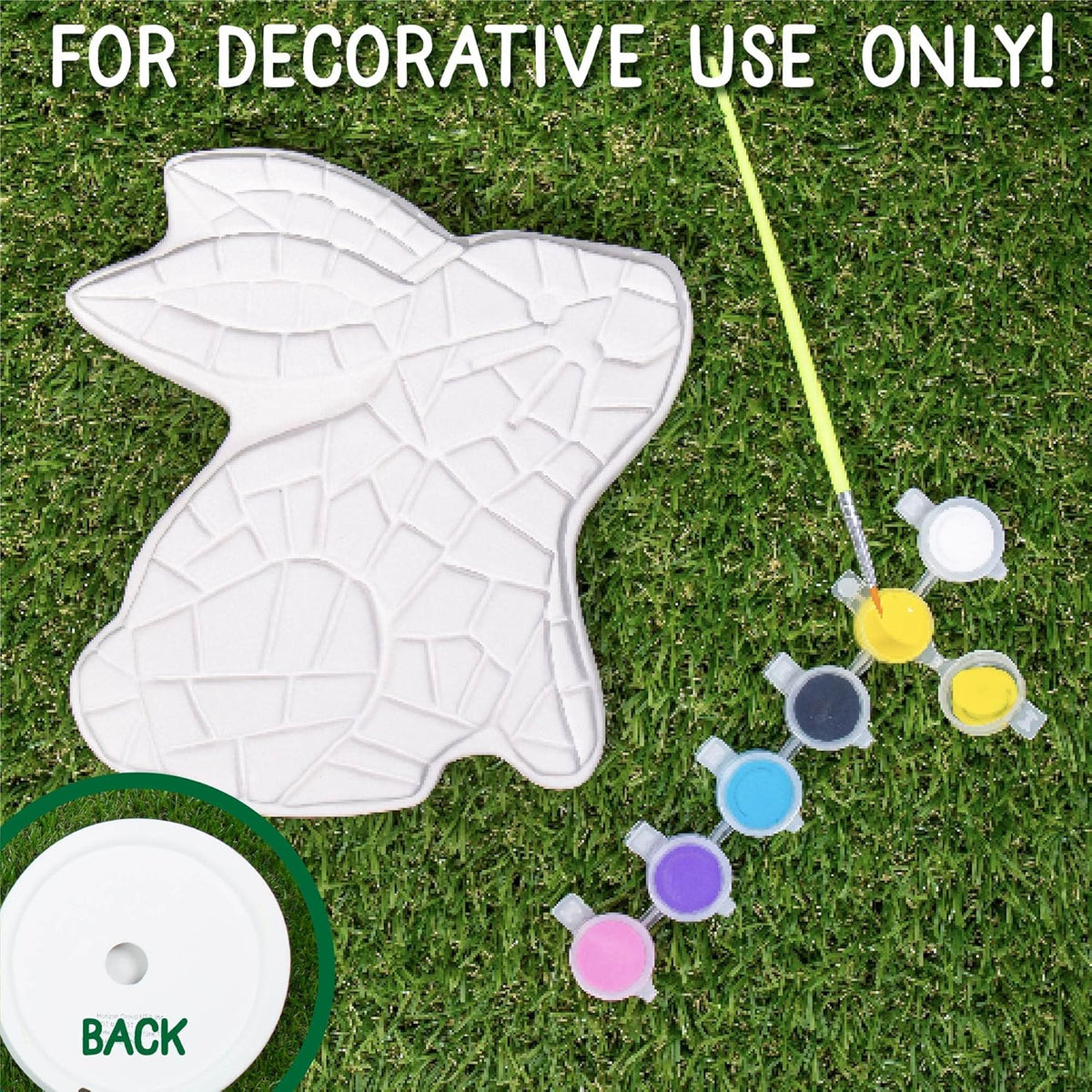 included paintbrush and easy-to-follow instructions for independent kid use
