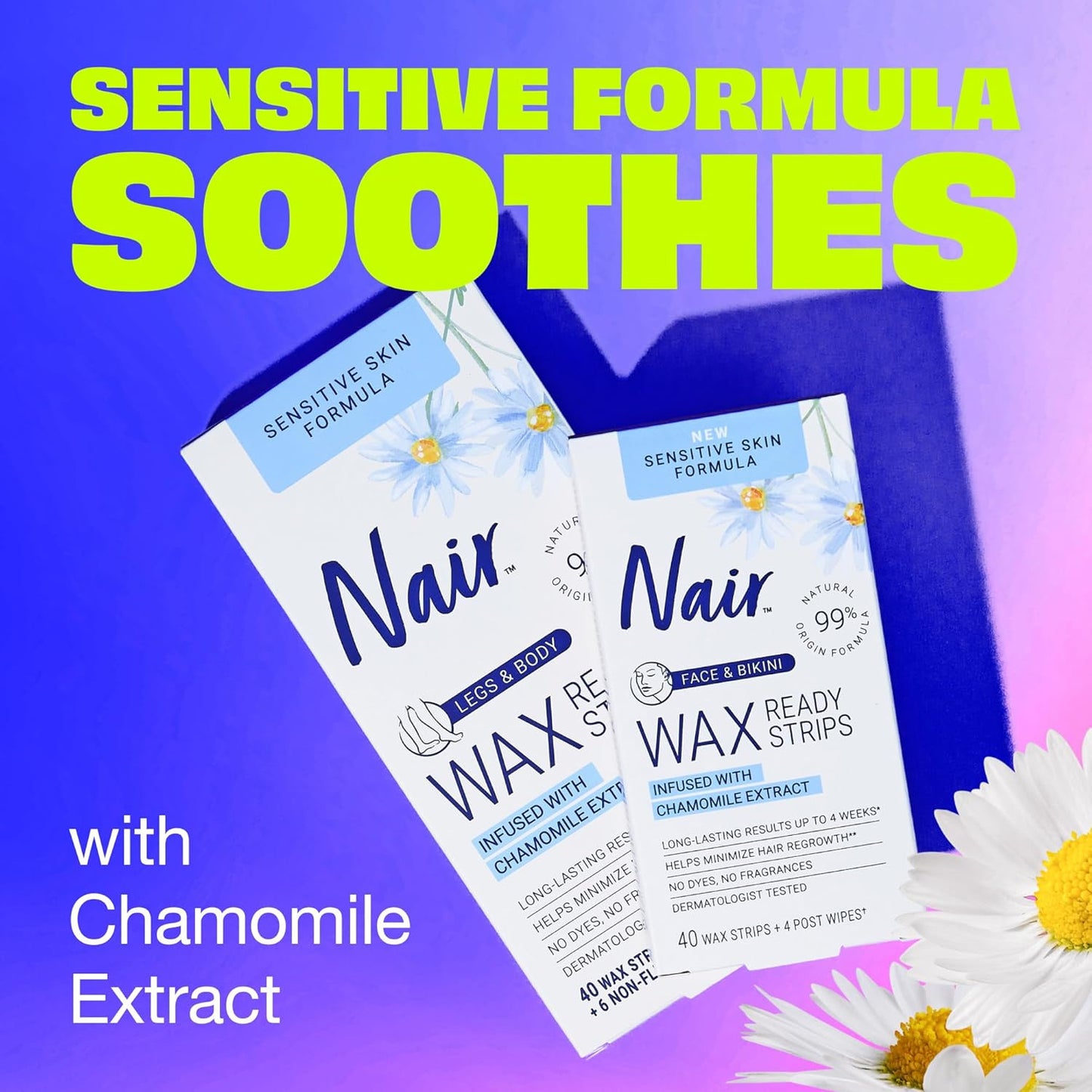 includes 6 post-wipes for residue removal and skin calming